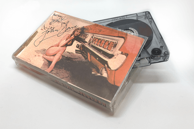 John Dare - No stranger to danger - music cassette tape by Ghettosvend